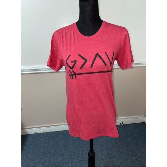 Bella + Canvas G>AV God Short Sleeve Tee Shirt - Picture 1 of 5
